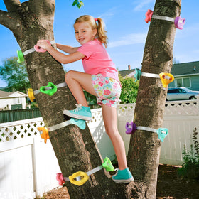 TopNEW tool free installation with 10 ft belt around a tree