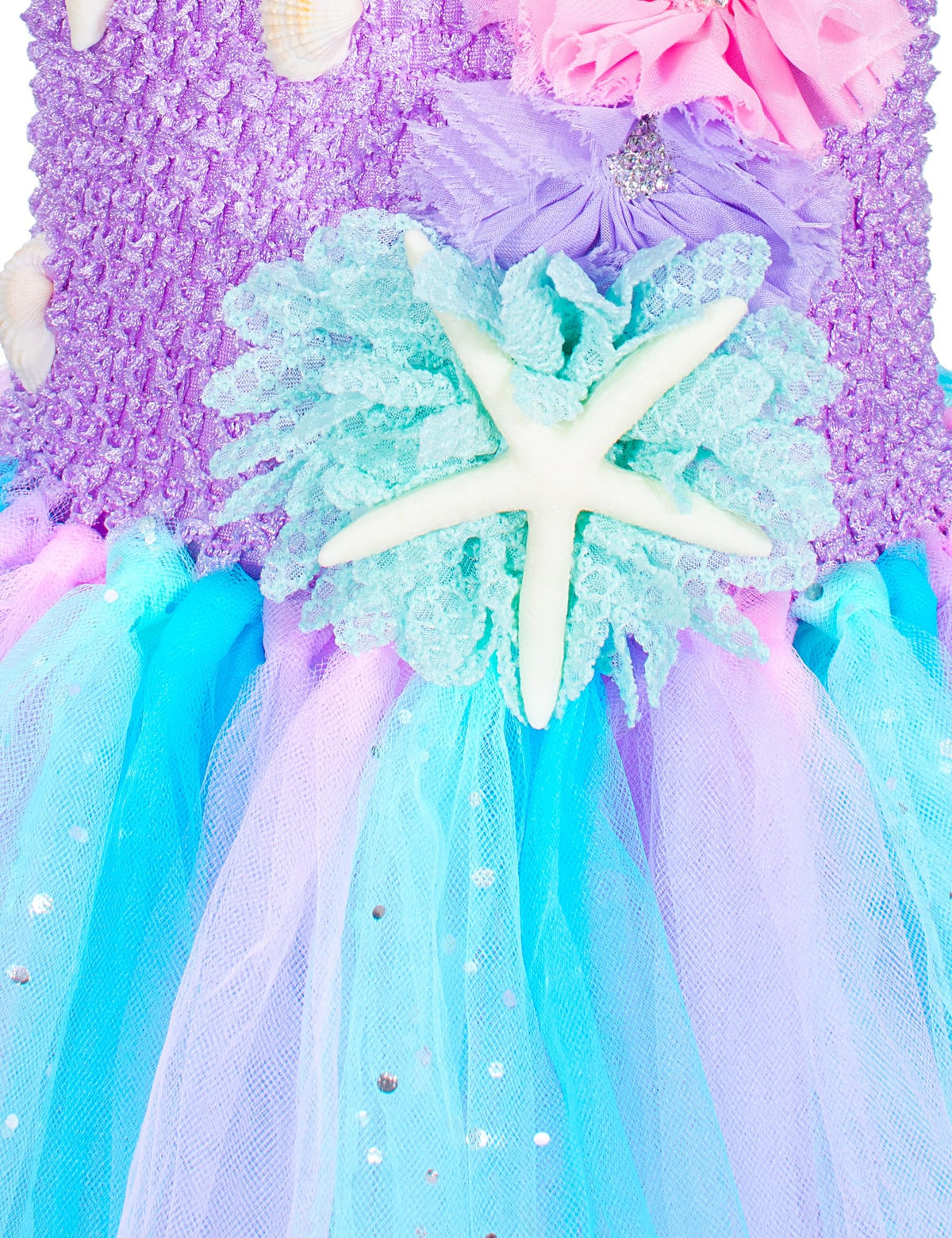 Topney Mermaid Earrings offer delicate sparkle for pretend-play outfits.