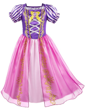 Topney Rapunzel crown hairband completes the regal look for cosplay and events.