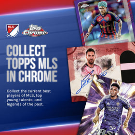 Topps Chrome MLS 2025 Mini Diamonds parallel with serial numbering.