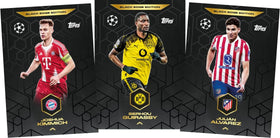 Topps Match Attax 2025 card close-up highlighting artwork and foil finish