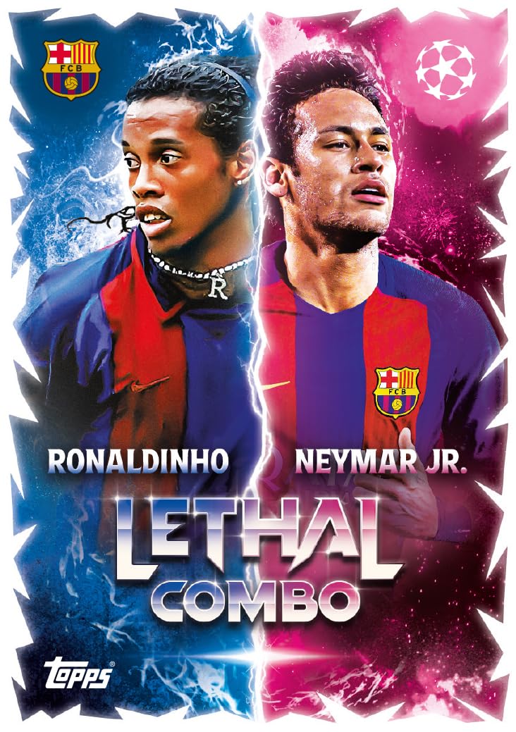 Topps Match Attax 2025 collection on display for ready-to-collect setup