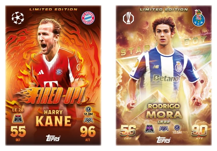 Topps Match Attax 2025 logo close-up emphasizing brand and quality