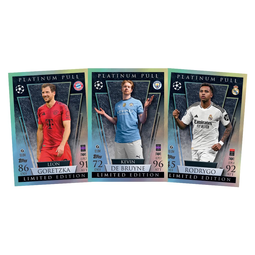 Topps Match Attax flow pack 40 limited editions add rarity