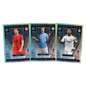 Topps Match Attax flow pack 40 limited editions add rarity