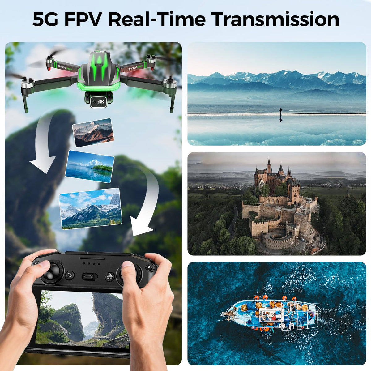 TOPRCBOXS S8 brushless motors deliver smoother, quieter flights.