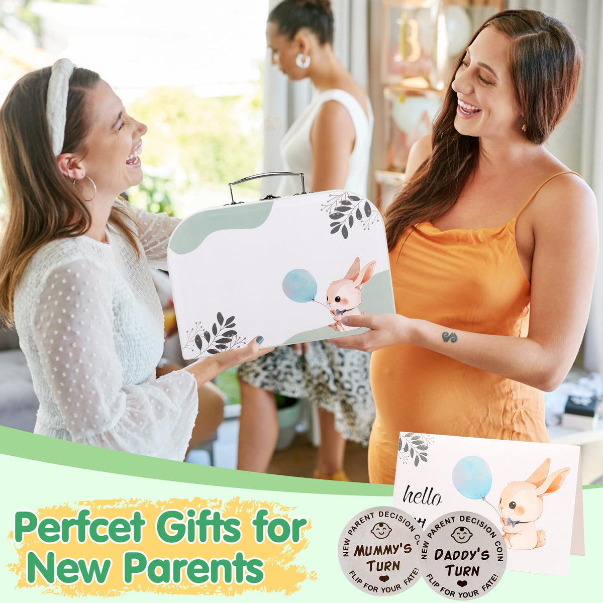 Topsochir decision coin and greeting card—fun keepsakes for celebrations