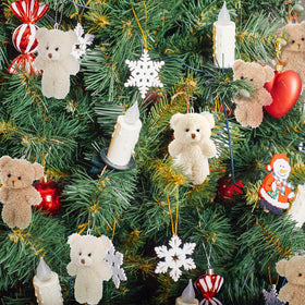 TOPZEA classic brown and white bears, ideal for DIY crafts and gift sharing.