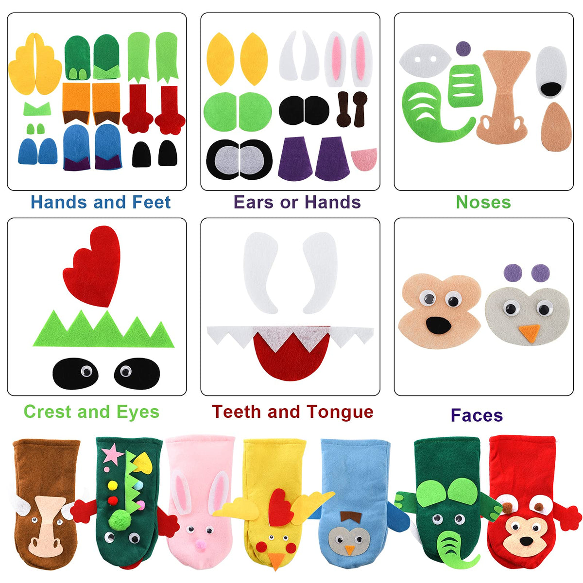 TOPZEA googly eyes bundles add expressive detail for characters