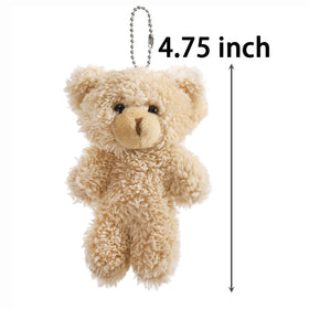 TOPZEA soft plush bear pendant suitable for wedding favors and party decor.