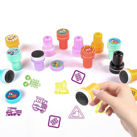 TOQI Train Favors stamps provide clean, pre printed designs for easy stamping