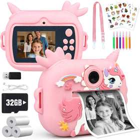Torlaist kids camera front view showing instant print feature for quick keepsakes