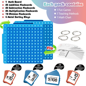 Torlam hole-punched cards with metal rings for organization