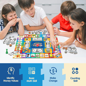 Torlam Money Board Game dice for interactive learning and decision making