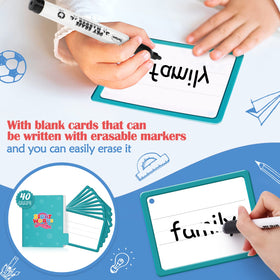 Torlam cards with rounded edges designed for safe handling