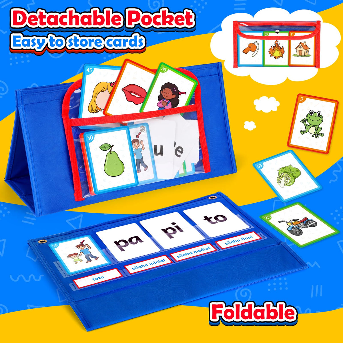 Torlam 67 syllable flash cards used to practice substitution and addition