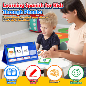 Torlam color-coded syllable cards in red, green, blue for easy learning
