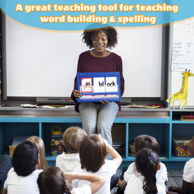 Torlam sturdy Oxford material construction for durable phonics manipulatives.