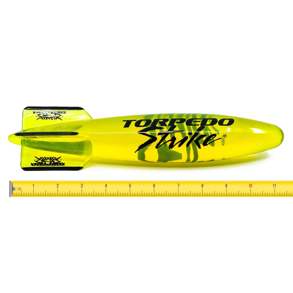 Torpedo Strike DartFin splash-action yellow for pool play.