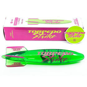 Torpedo Strike SpinFin beside friends for immersive pool fun and water confidence.