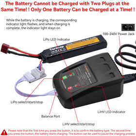 Tosiicop LiPo balance charger compact design fits workspaces and travel
