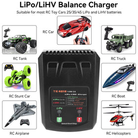 Tosiicop LiPo balance charger RC use case ready for cars and drones