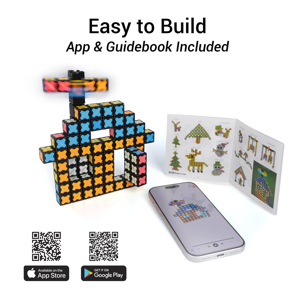 TOSY Magnet Cube 2D puzzle game for family-friendly challenges.
