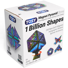 TOSY Magnet Pyramid Stone cube for endless creativity and focus