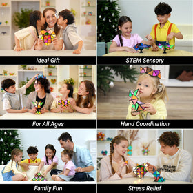 TOSY Magnet Pyramid Stone egg-basket form sparks holiday-themed play and creative problem solving.