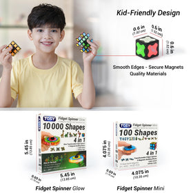 TOSY Infinity Cube design offering satisfying motion for focus and dexterity.