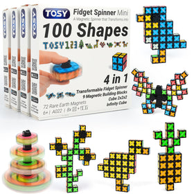 TOSY Magnet Spinner Mini showing smooth rotation for extended spin time.