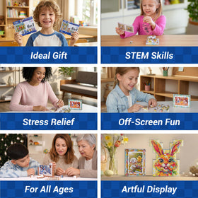 TOSY Picture Cube supports STEM play and skill development through guided edges