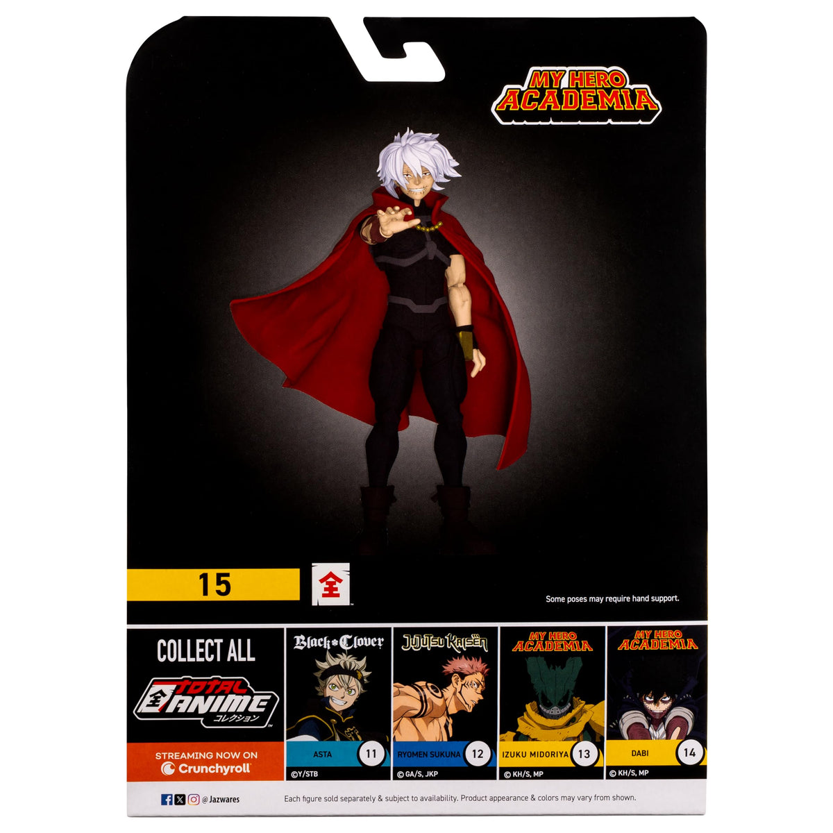 Total Anime Tomura Shigaraki energy effects, authentic display for Rivet Stabs and waves
