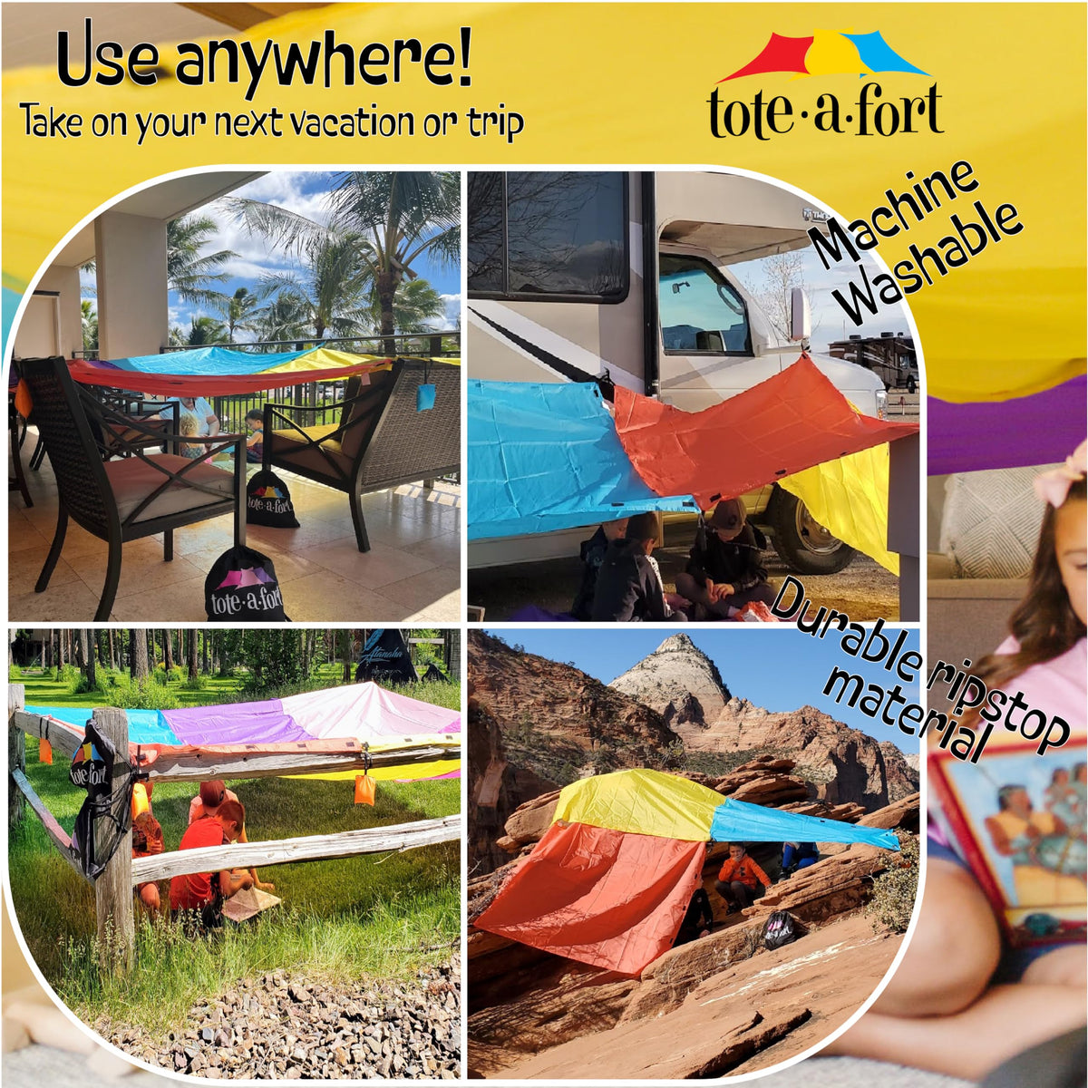 TOTEAFORT Original XL indoor outdoor use showcases versatile play environments for kids 4-12+.