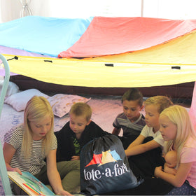 TOTEAFORT sleepover ready setup fuels cozy indoor adventures
