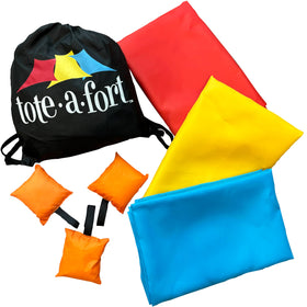 TOTEAFORT travel friendly kit simplifies on-the-go fort building