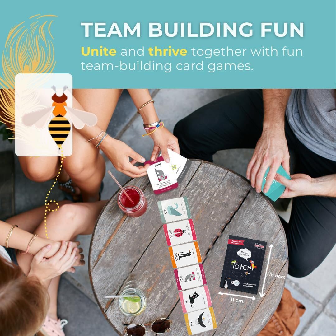 Totem the feel good game deeper connections: families sharing meaningful topics together