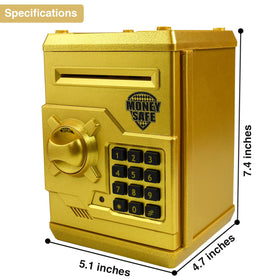 Totola piggy bank coin and cash acceptance supports flexible saving