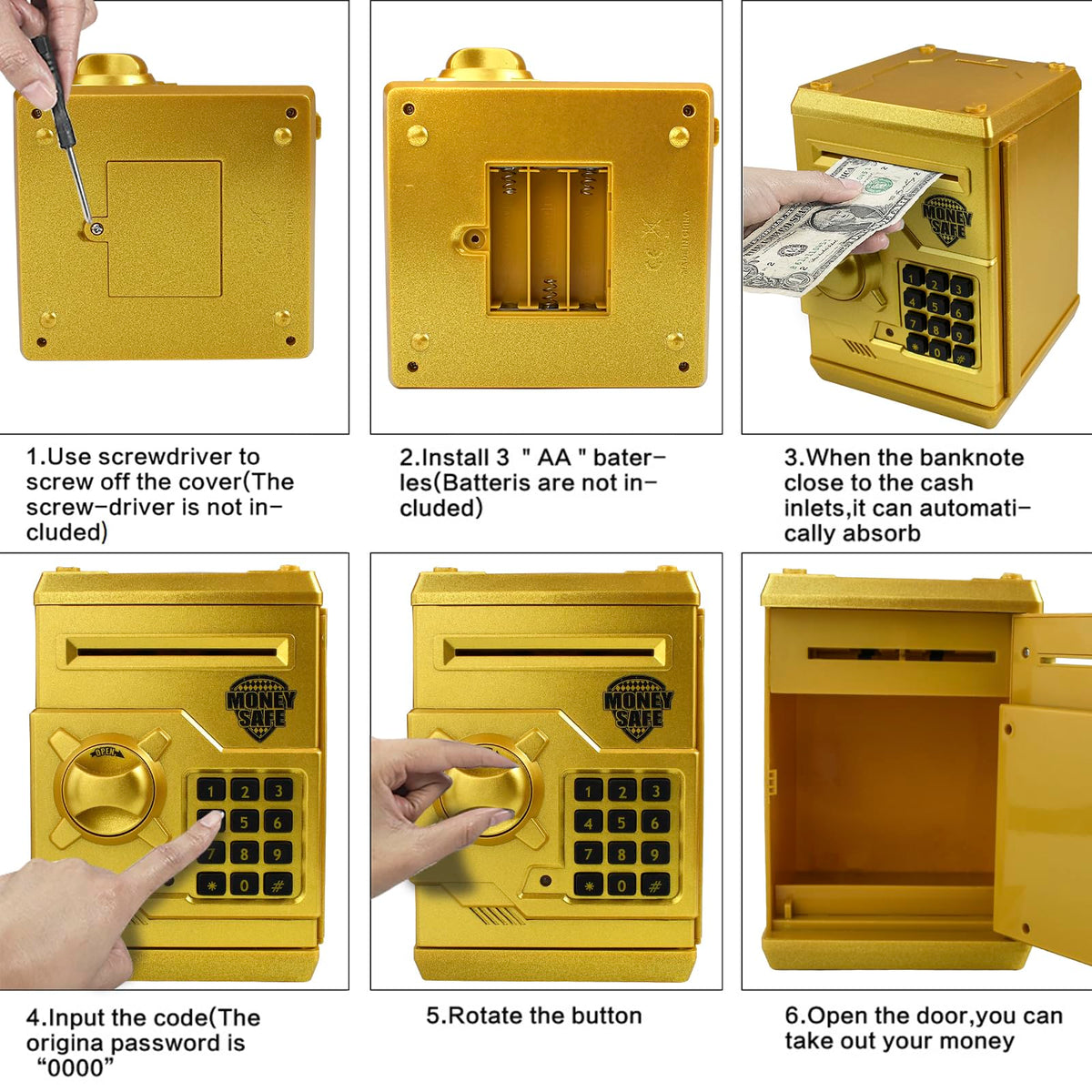 Totola piggy bank kid-friendly design makes saving fun
