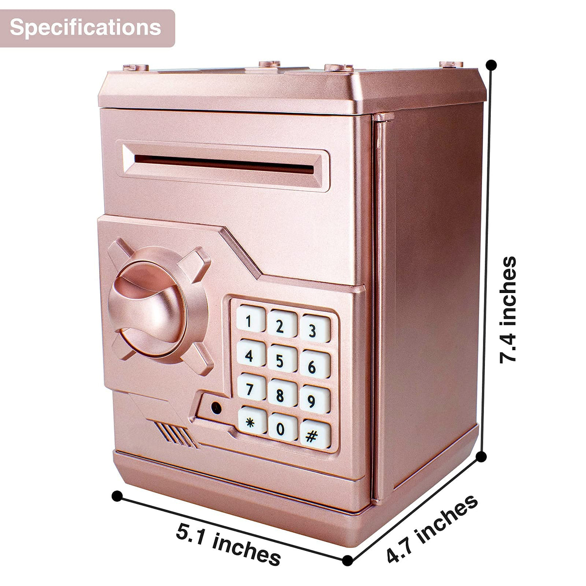 Totola Piggy Bank password lock protects savings for kids