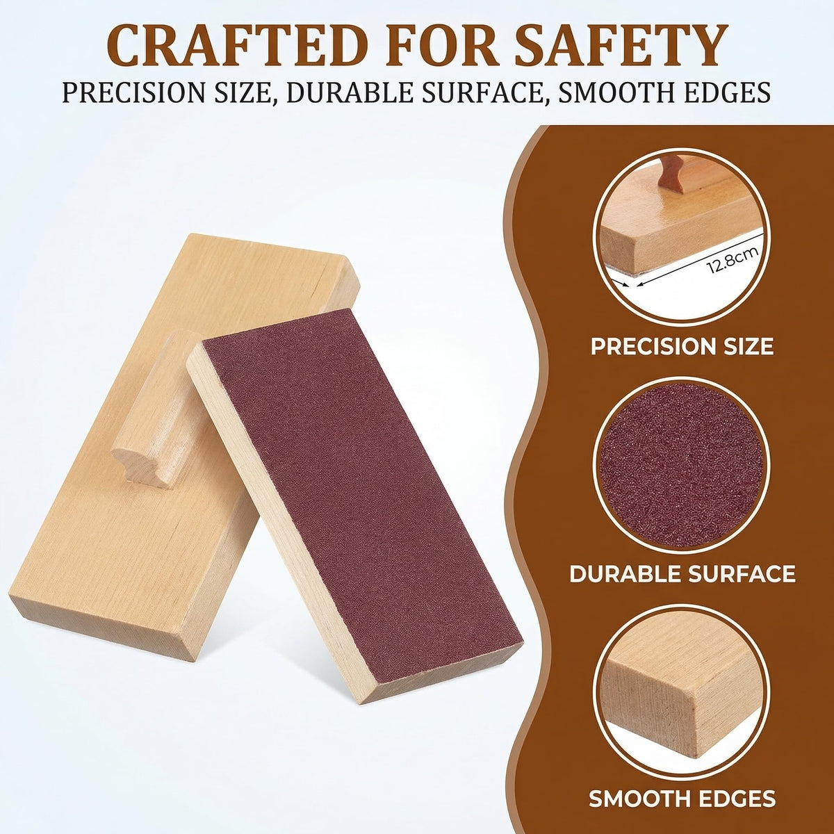 Totority blocks produce crisp friction sound for engaging rhythm practice