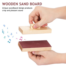 Totority wooden sand blocks come in 5 pairs for group activities