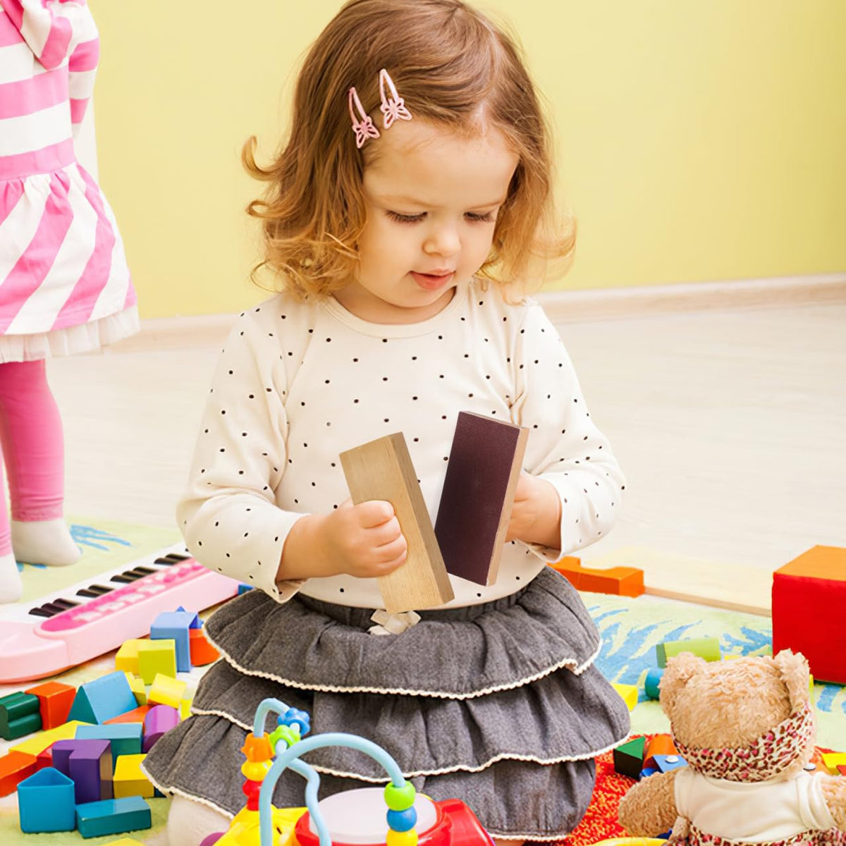 Totority gift-pack wooden sand blocks support early learning and play