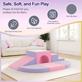 TOTPLAY foam ramp block encouraging gentle climbs and imaginative play