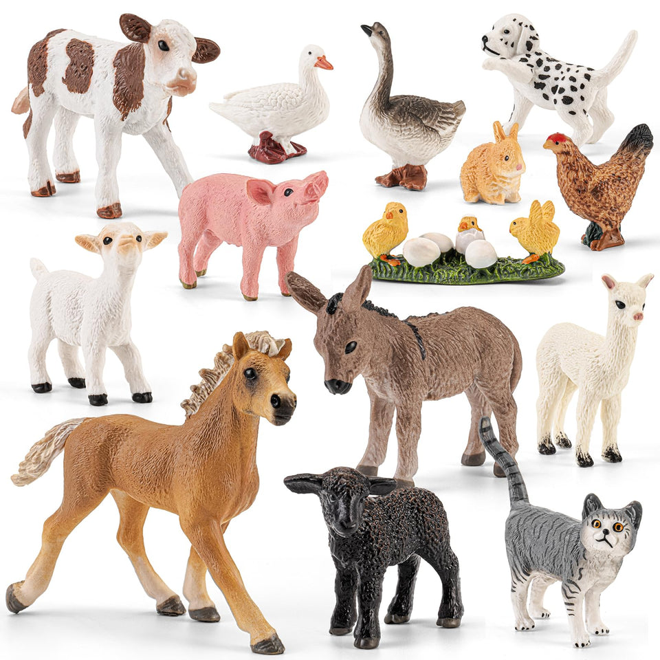Totsmile baby cow figurine enhances imaginative play and fine motor skills