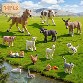 Totsmile baby horse figurine supports storytelling and hand-eye coordination