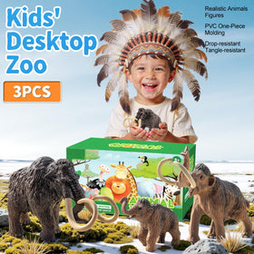 Totsmile Woolly Mammoth figures for classroom projects and learning