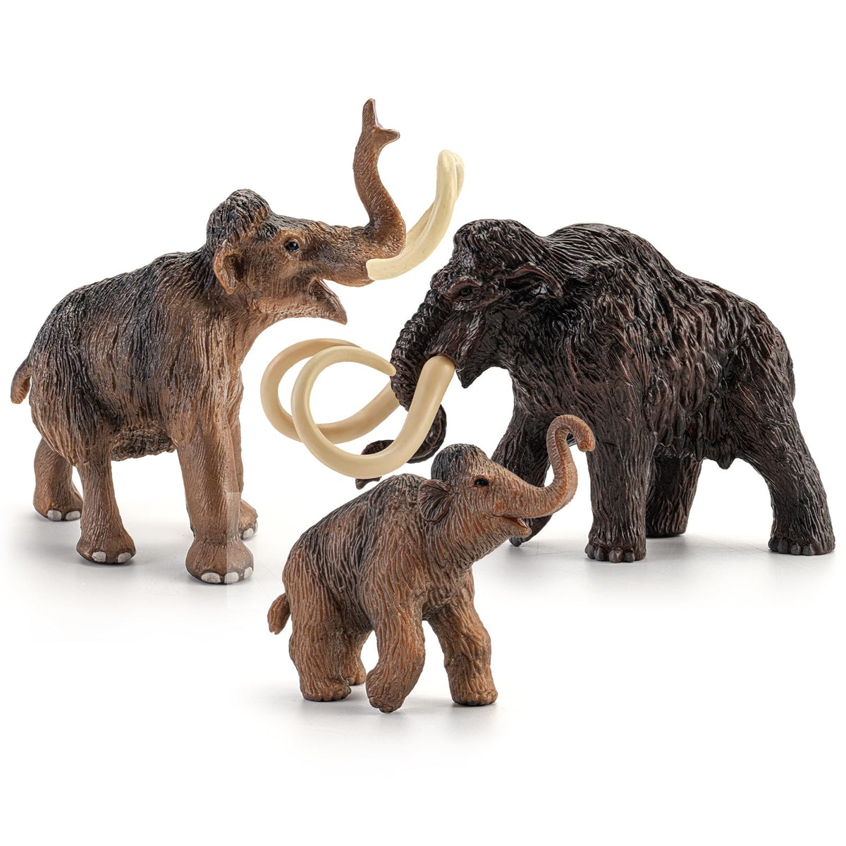 Totsmile Woolly Mammoth figures for display-ready dioramas