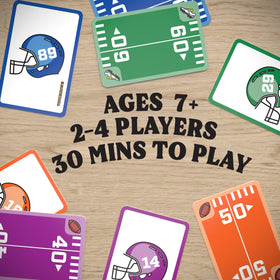 TOUCHDOWN The Card Game 160 cards enable fast, engaging rounds.