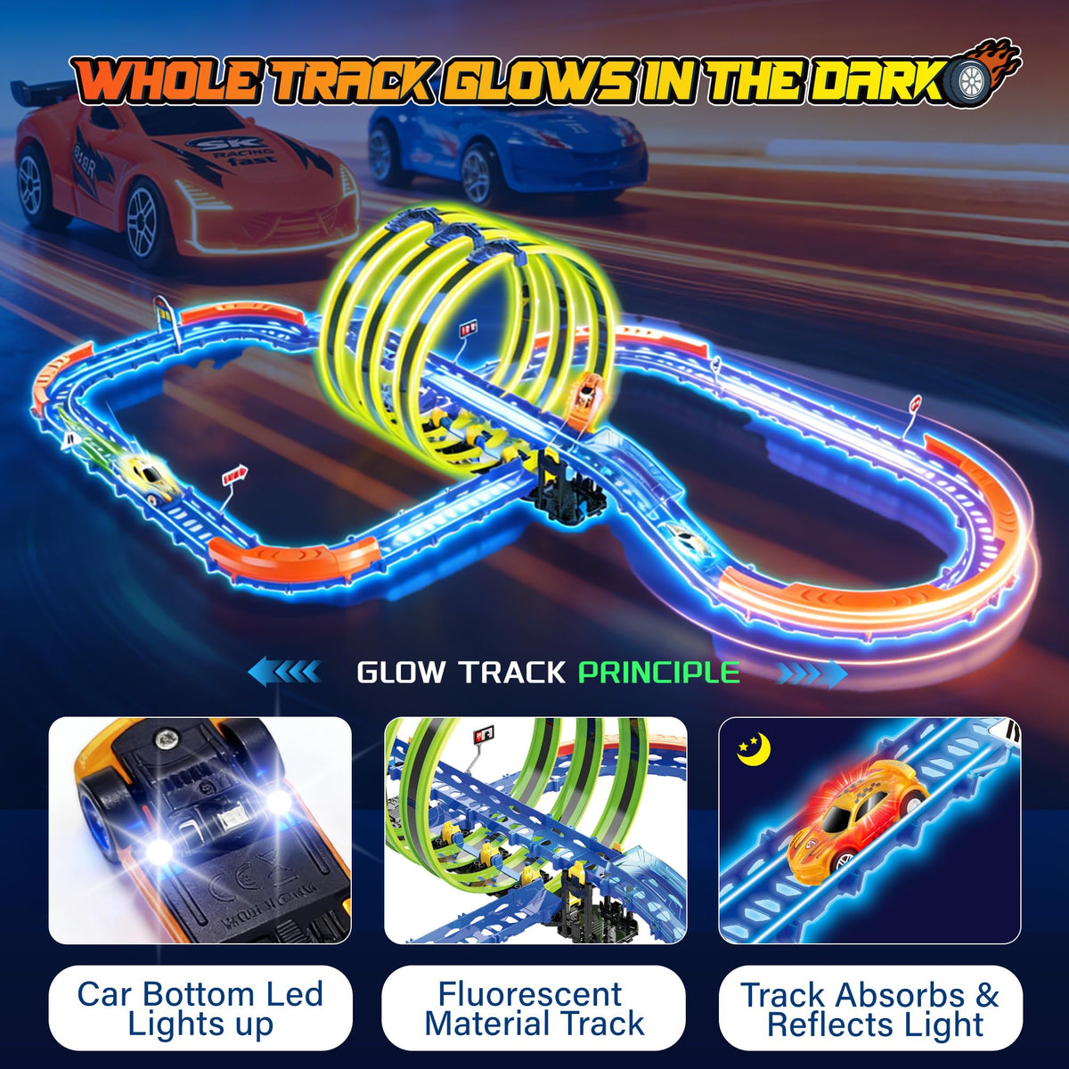 Toulepound 360-degree loops delivering dramatic car stunt action
